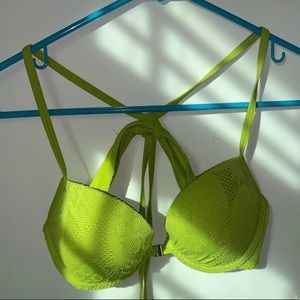 Green Aerie swim top!